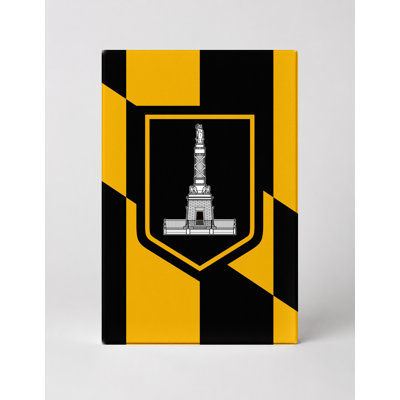 Baltimore City Flag — Maryland Municipal Seal Canvas Wall Art