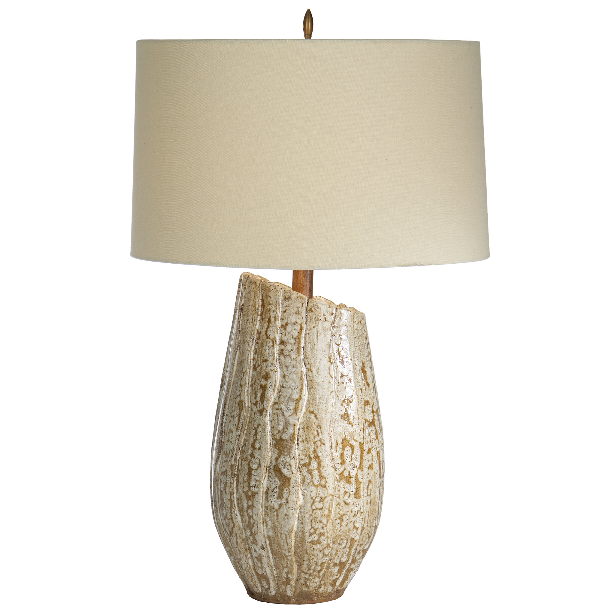 The Natural Light Tablet Vase 28.5'' Beige Table Lamp | Wayfair