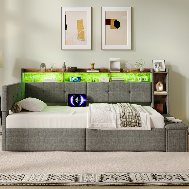 Bed, Grey