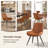 Modern Dining Chairs, 21.6"L*18.5"W*32.8"H, Tech Fabric Upholstery with Stylish Design, Sofa-Level Cushioning, Pet-Friendly, Durable Scratch Resistant, for Kitchen, Dining Room or Home Office-16849742-32018533