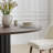 46" Two-tone Round Oak Dining Table with Solid Wood Pedestal Modern Kitchen Table for Living Room Dining Room Seats 4-89231943-89231941