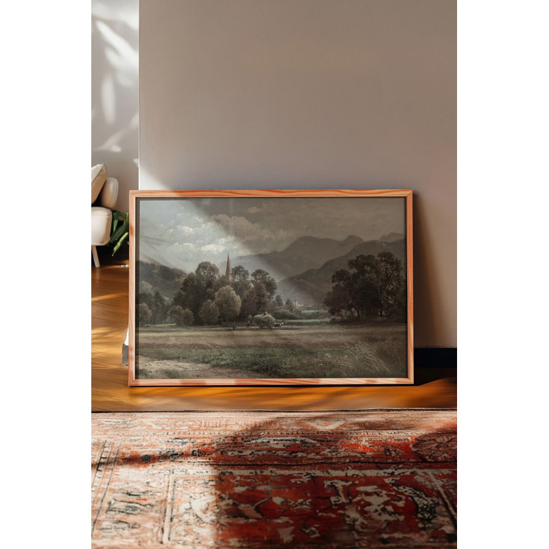 Peinture décorative encadrée