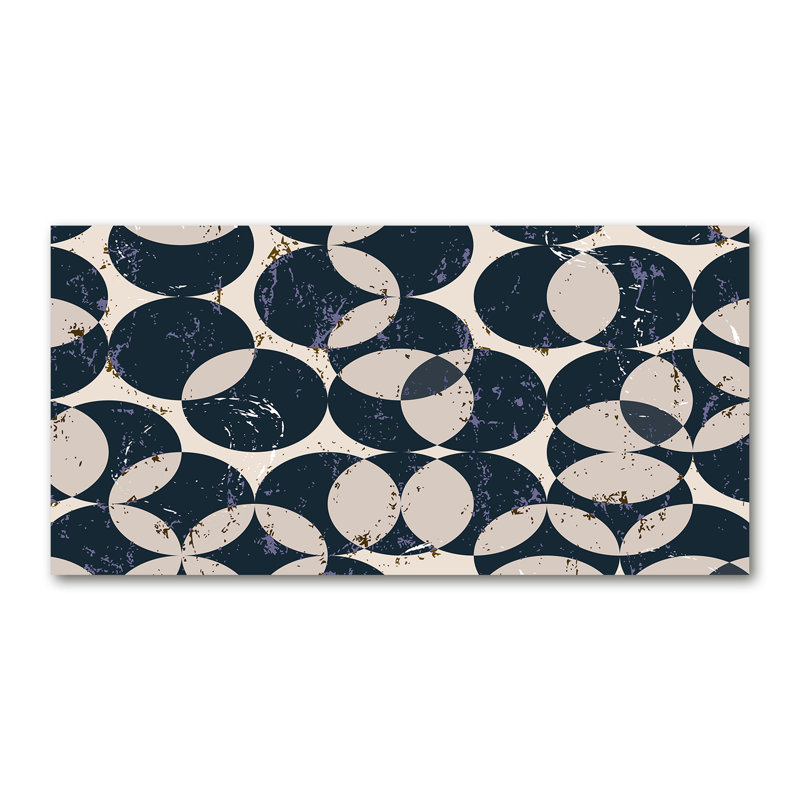 Baeley 50cm W x 100cm L Glass Peel and Stick Panel