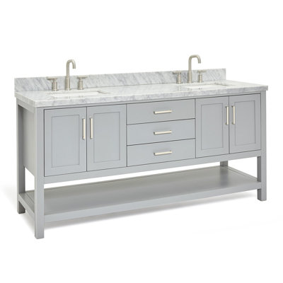Magnolia Bath Vanity Rectangular Basin S073DCWRV