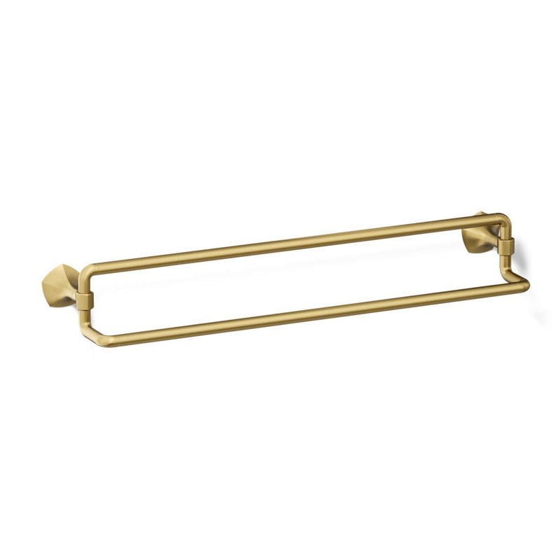 Occasion 24 In. Double Towel Bar, Gold