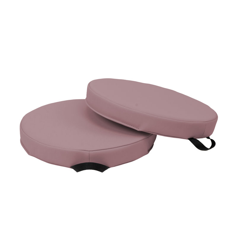 Essentials Playtime 15" Round Floor Cushions, 2-Piece - Mauve, Mauve