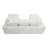 106.3" U-Shaped Cloud Sectional Sofa with Deep Seat