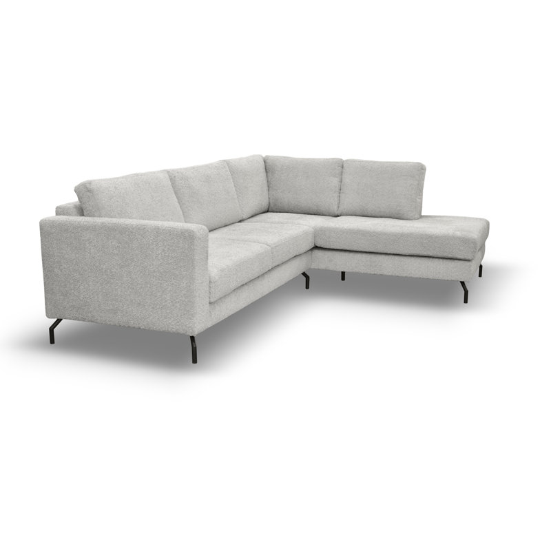 Bryla 3 Seater Corner Sofa , Light grey, Aligned to the right
