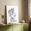 Bleu antique corail IV - galerie Cavas sur mesure-107789096