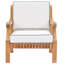 Teak Deep Seating Patio Chair with Cushions