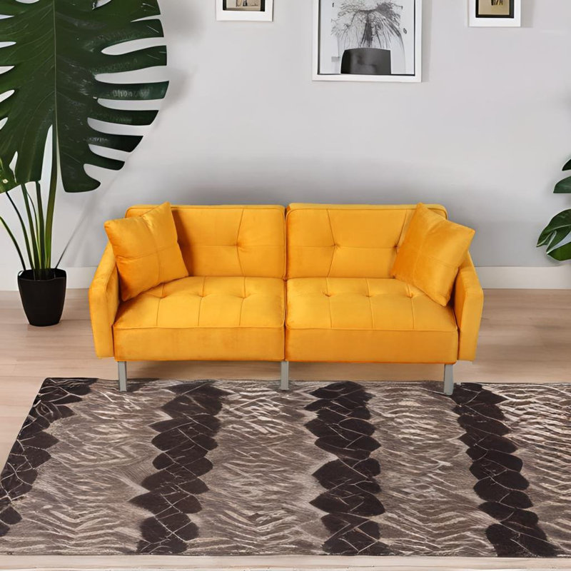 Chyler Upholstered 75.6'' Sleeper Sofa