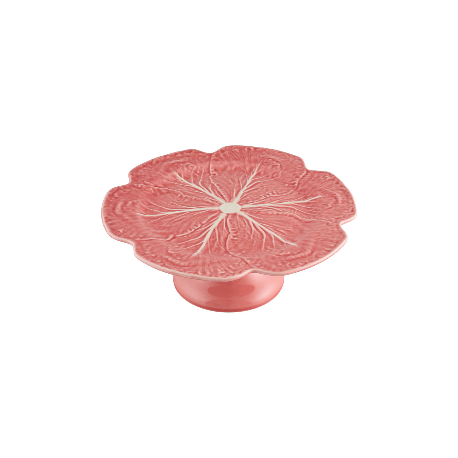 Cabbage Pink Cake Stand 12"