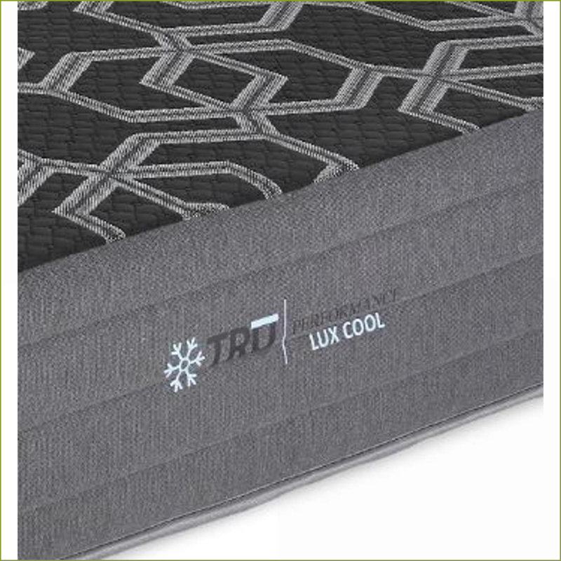 Matelas Très grand matelas hybride moelleux de 12 po avec couvre-glace et amp; Mousse de cuivre cuivrée | Mousse et ressort | Noir