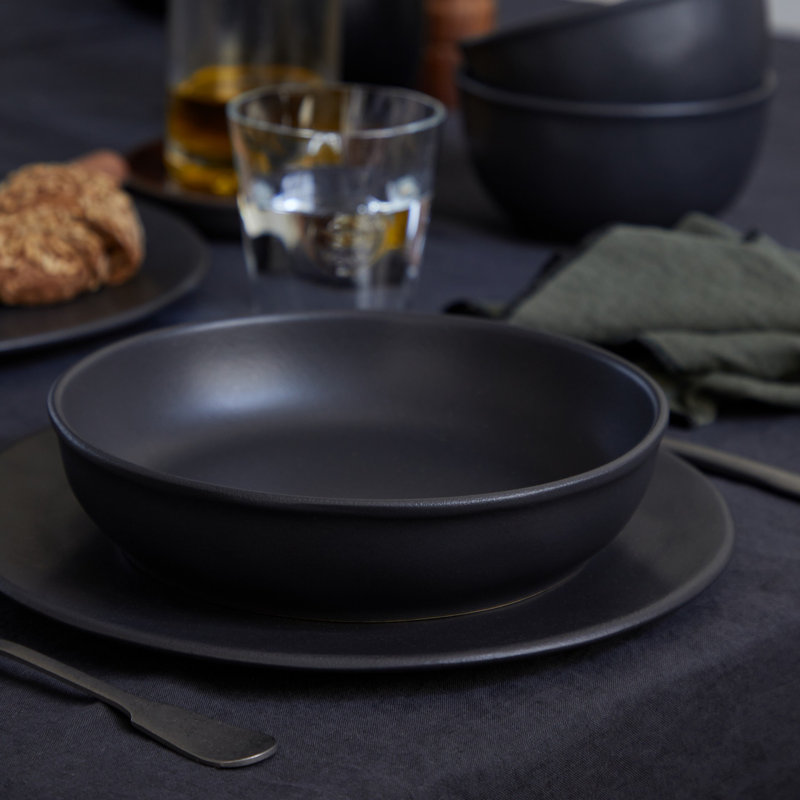 Roda Stoneware Pasta Dish, Ardosia