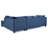 Malone  Sectional, Navy Blue-567162006