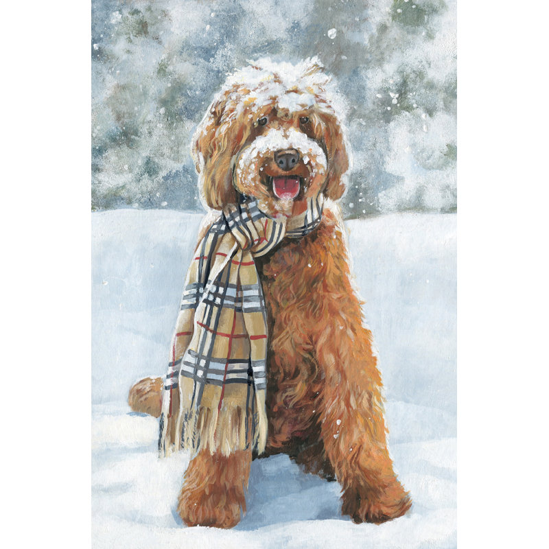 « winter ready », reproduction sur toile tendue, H 60 po x l 40po x P 1,5 po
