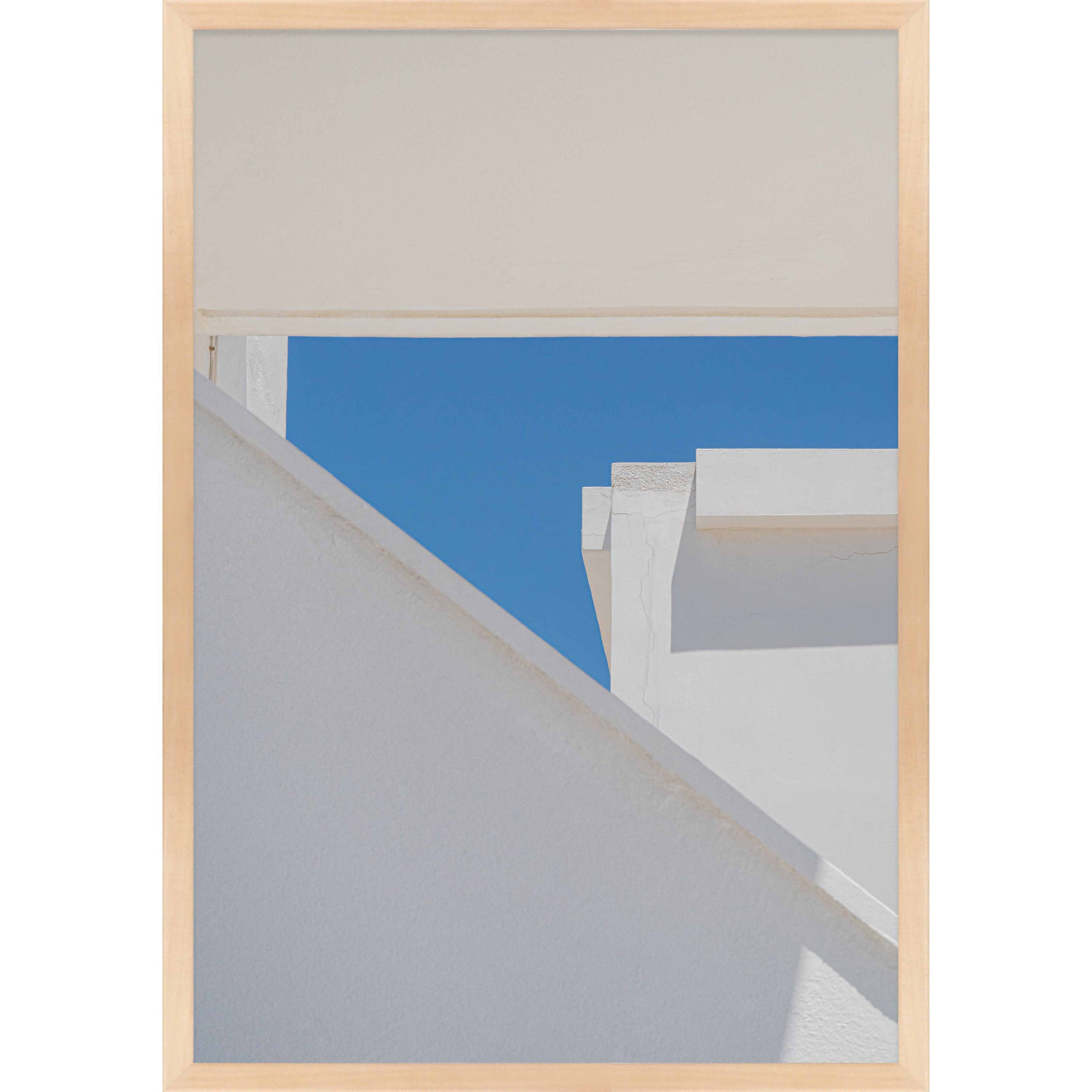 Afternoon in Greece No. 2 Print, Maple, 25" H x 17.5" W