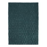 Gio Geometric Area Rug in Green