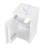 Space-saving Modern Vanity With Sink, Mdf And Ceramic, Bathroom Essential