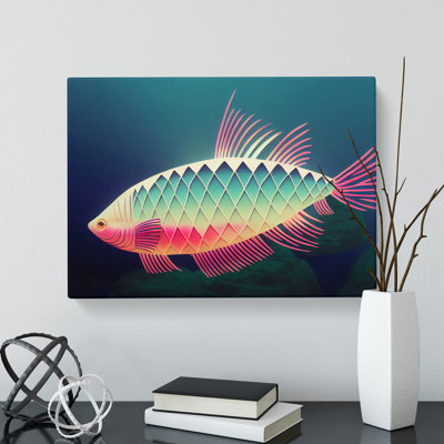 Painted Fish Vol.1 - Wrapped Canvas Print
