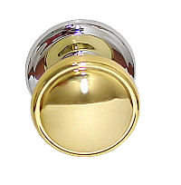(Paquet de 5) (TEL QUEL) 2 pouces Gainsborough bouton pliable en laiton et chrome