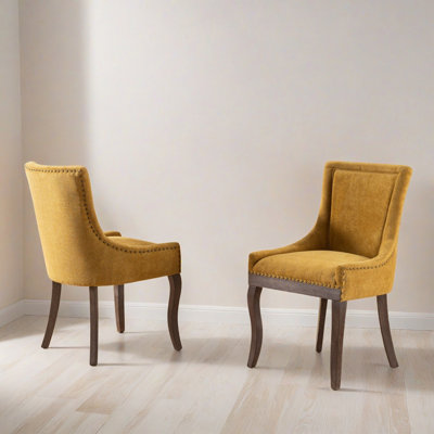 Ensemble de 2 chaises de salle à manger, chaise Parson moderne rembourrée, chaises d'appoint pour la salle à manger de cuisine
