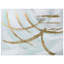 «Golden Streaks Textured Metallic» par Martin Edwards, reproduction d'art sur toile tendue