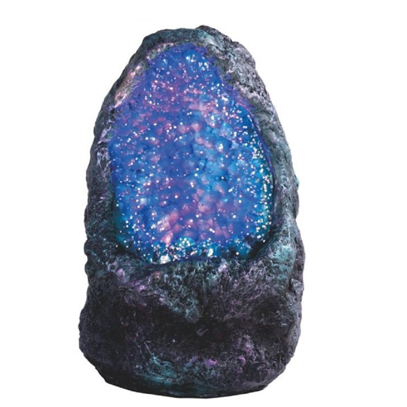 Lumière de nuit crystalstone à del, Bleu