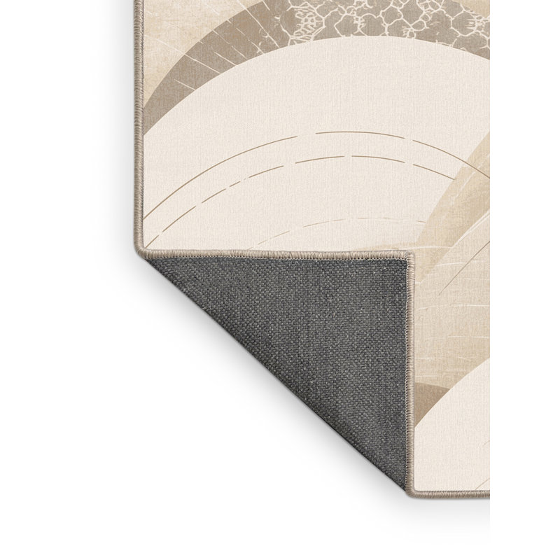 Tapis marocain doux moelleux et moelleux Cropsey, Carré 6 pi