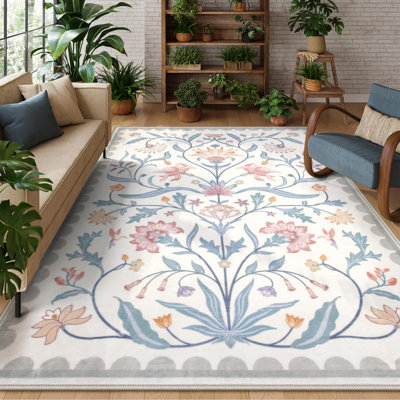 Tapis décoratif antidérapant Boho