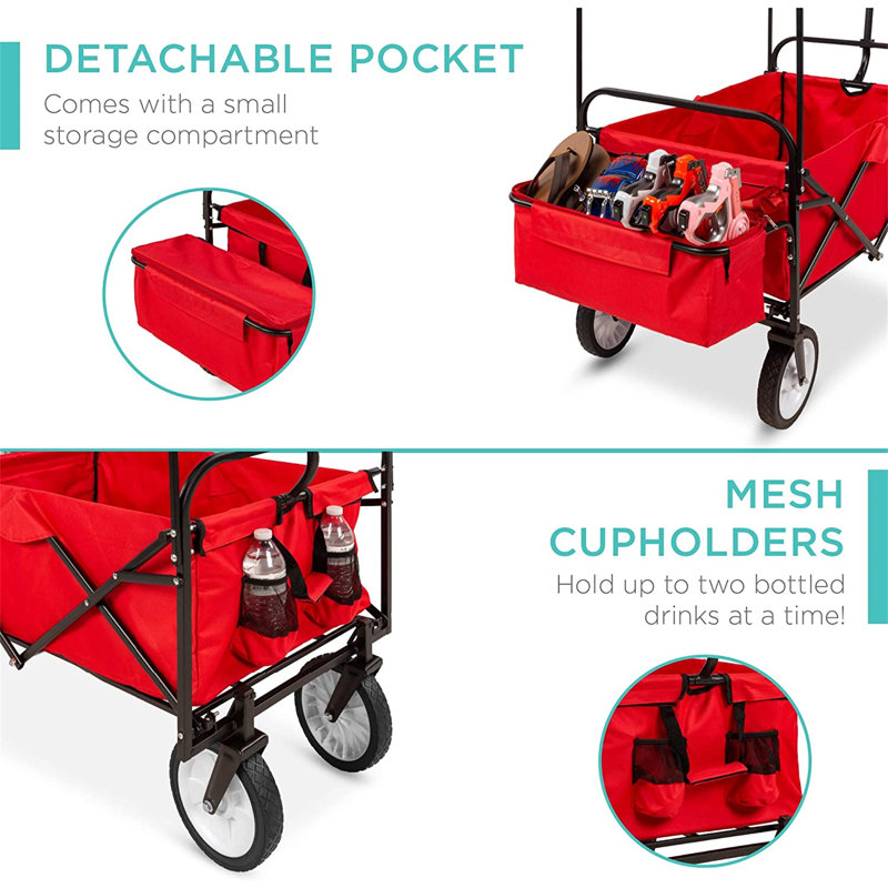 Collapsible Outdoor Utility Garden Beach Cart