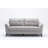 Mashad Loveseat, Upholstered Sofa with Metal Legs-996912584-970766769