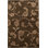 Himalayan Wool Damask Area Rug in Brown