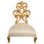 Fauteuil doré