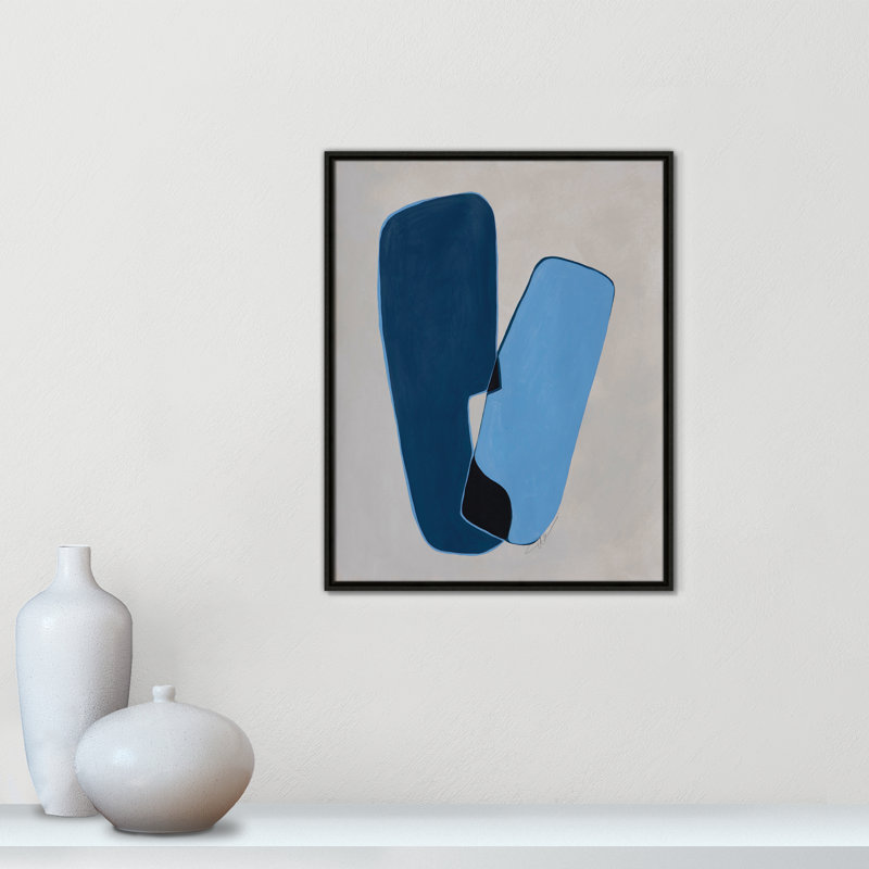 In Unity II by Filippo Ioco For Casa Fine Arts, 29.5" H x 23.5" W x 2" D, Espresso Framed