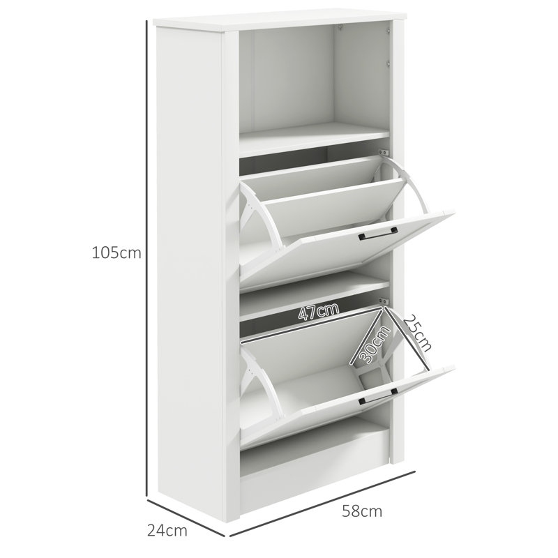 10 Pair Shoe Storage Cabinet