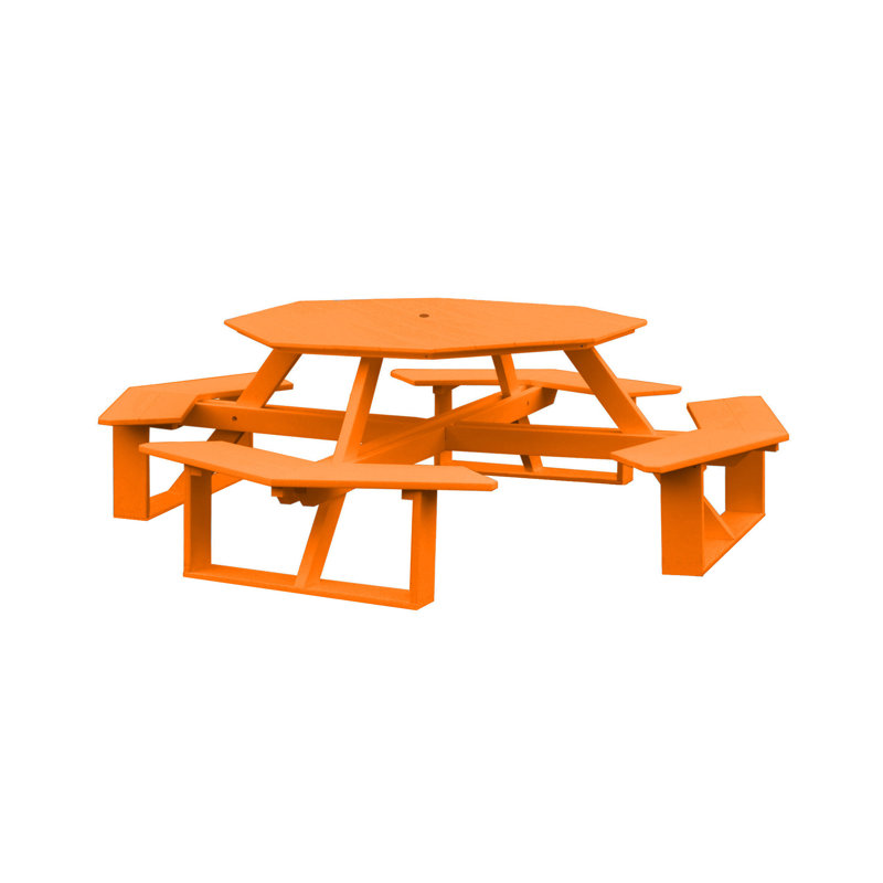 Table de pique-nique Filomena, Oui, Orange