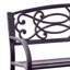 Banc de jardin en acier Boyd
