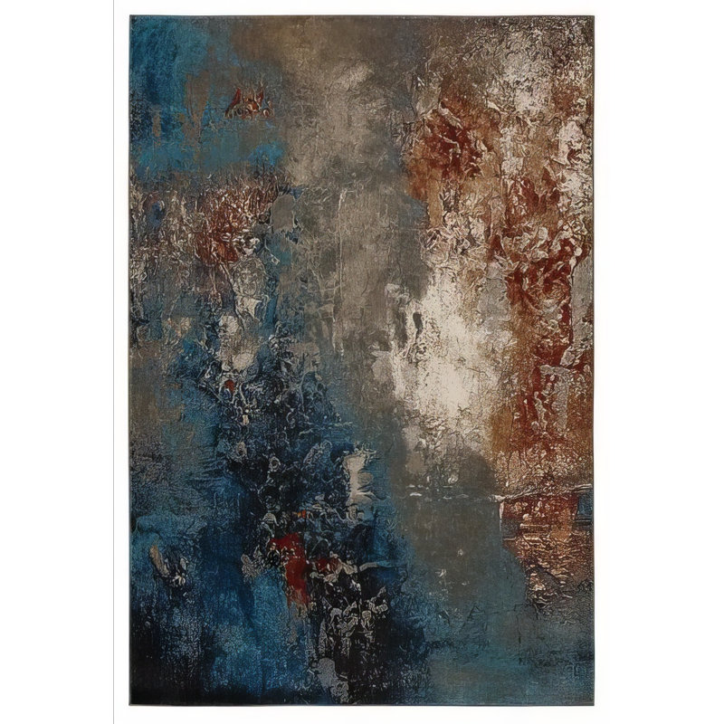 Desota Synthetic Abstract Indoor Rug