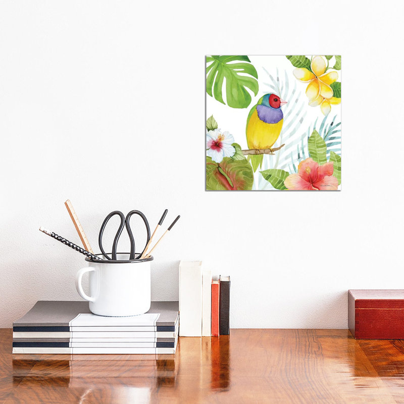 Treasures Of The Tropics V by Kathleen Parr McKenna - Wrapped Canvas Gallery-Wrapped Canvas Giclée, 30.48 cm H  x 30.48 cm W
