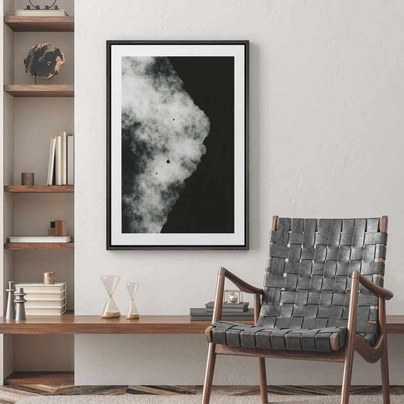 Reproduction d'art sur toile encadrée pour la nature, H 36 po x l 24 po, Noir