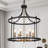 Setser 6- Light 21.5'' W Modern Lantern Dining Room Chandelier-86134982