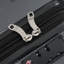 Valise 24 po Hardshell ABS à carreaux, valise de voyage extensible durable avec roulettes, serrure TSA