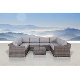 Biles Wicker Fully Assembled 6 - Person Seating Group with Cushions