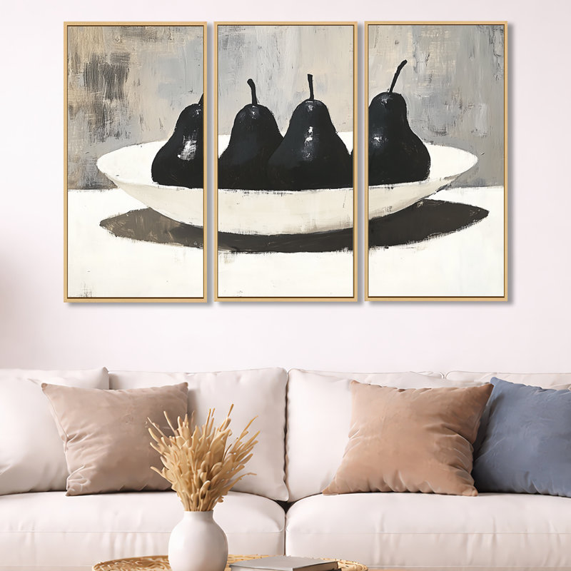 Reproduction d'art sur toile encadrée, Quiet, H 32 po x l 48 po, Cadre naturel flottant