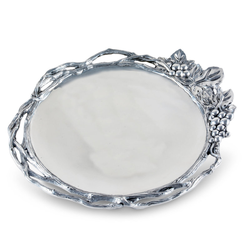 Grape Metal Decorative Tray