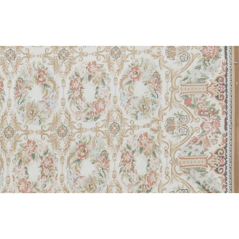 Aubusson Renaissance Flatweave Wool Oriental Area Rug
