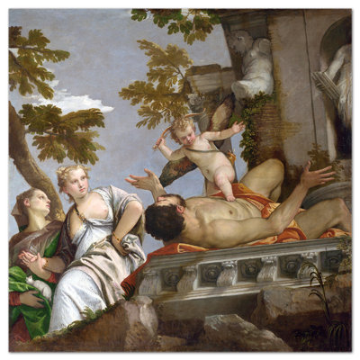 Allegoria del disprezzo dell'amore by Paolo Veronese - Square Painting on Canvas