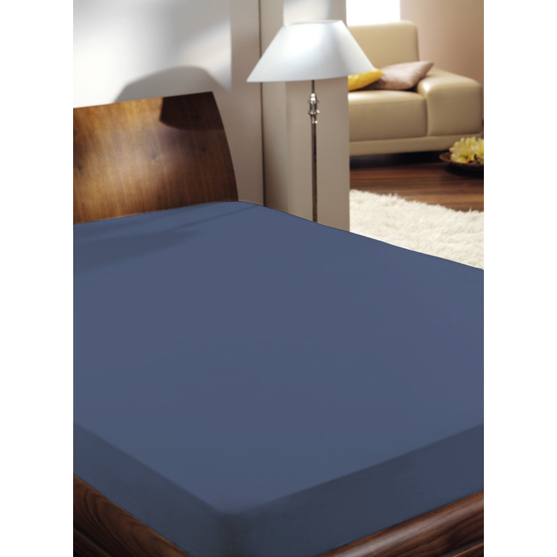 Fitted Sheet Luxury Satin, 140 x 200 cm - 160 x 200 cm, Petrol