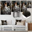 Élégance de mariage - décoration murale romantique en métal-578371146